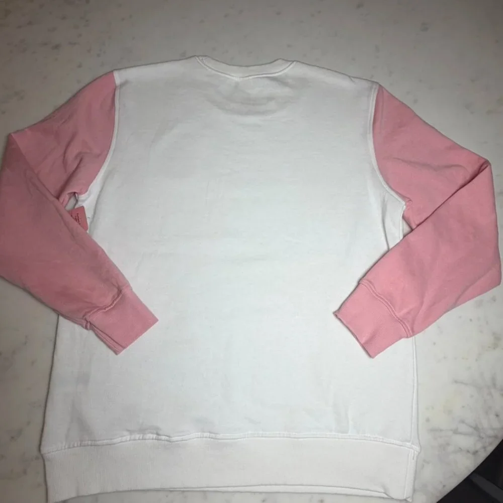 Pusheen‎ Box Exclusive Colorblock Crewneck Sweatshirt Pink White Medium NWT - Picture 7 of 9